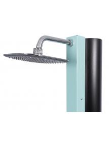 Douche de piscine solaire 40L avec rince pieds