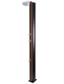 Douche de piscine solaire 40L avec rince pieds