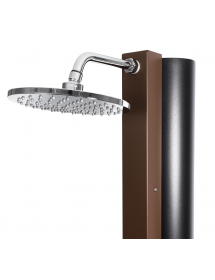 Douche de piscine solaire 40L avec rince pieds