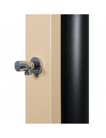 Douche de piscine solaire CROSS 40L avec rince pieds