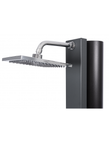Douche de piscine solaire SQUARE 40 L avec rince pieds