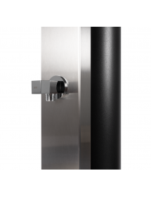 Douche de piscine solaire SQUARE 40 L avec rince pieds