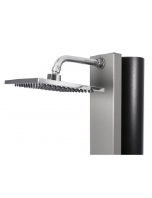 Douche de piscine solaire SQUARE 40 L avec rince pieds