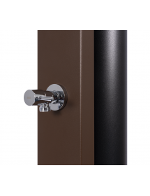 Douche de piscine solaire PULSATE 40L avec rince pieds