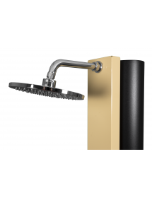 Douche de piscine solaire PULSATE 40L avec rince pieds temporisé