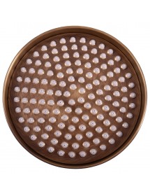 Colonne de douche LABE avec douchette laiton chromé et poignée en céramique H.111cm