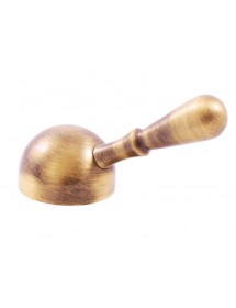 Mitigeur baignoire sur pied LABE avec douchette en laiton bronze 110 cm