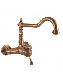 Mitigeur évier rétro LABE en laiton bronze