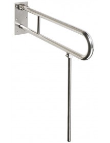 Barre d'Appui Relevable Inox avec Pied au Sol HELP | MDLT