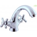 Mélangeur lavabo MORAVA en laiton chromé