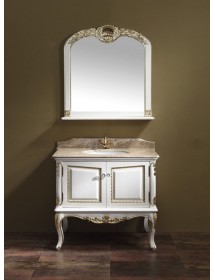 Mélangeur lavabo rétro MORAVA en laiton