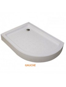 Cabine de douche d’angle ¼ de cercle FLORA 650 90x120 H.190 cm