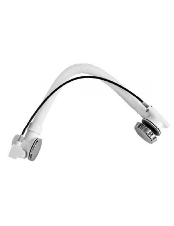 Bonde plastique automatique pour baignoire