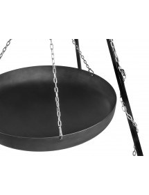 WOK rond à suspendre sur trépied