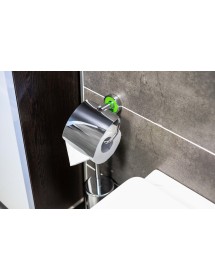 Dérouleur toilettes WC avec couvercle TREND en chrome13,5x15,5x7 cm