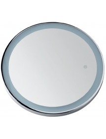Miroir rond 55x55 cm avec lumière LED et détecteur tactile