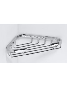 Porte-savon d'angle CYTRO en laiton chromé 23x13x3 cm