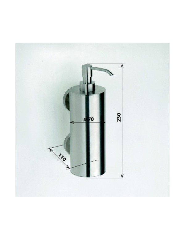 Distributeur de savon liquide NEO en acier inoxydable 150ml