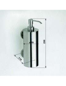 Distributeur de savon liquide NEO en acier inoxydable 150ml