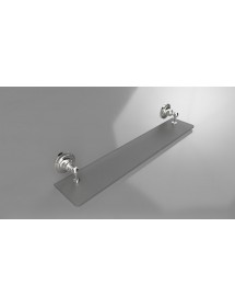 Tablette de douche murale RETRO en verre 60x8,7x12 cm