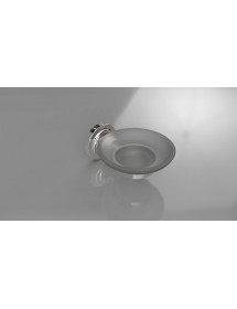 Porte-savon mural en verre RETRO 11x6,5x13,8 cm Porte-savon mural en verre RETRO 11x6,5x13,8 cm