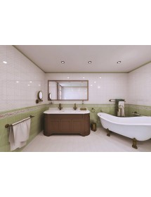 Porte-serviettes double RETRO laiton bronze 66,5x12,5x11,5 cm