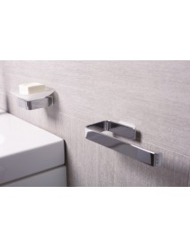 Porte-serviette SOLO en laiton chromé 60 x2,5 x1,3 cm
