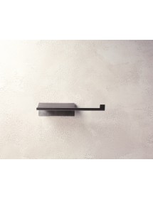 Dérouleur papier toilettes NIVA en acier inoxydable avec étagère 27 x5,7 x8 cm