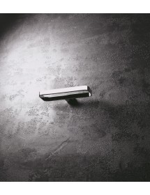 Porte serviette double VIA en laiton chromé 50 x2 x13,2 cm