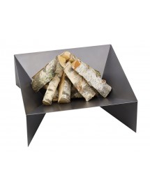 Brasero de jardin carré DINE en acier