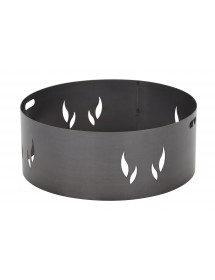 Pare-feu droit pour brasero en acier 60cm, 70cm, 80cm