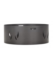 Pare-feu droit pour brasero en acier 60cm, 70cm, 80cm