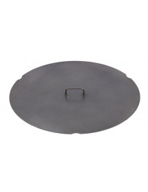 Couvercle de brasero rond en acier 60 cm