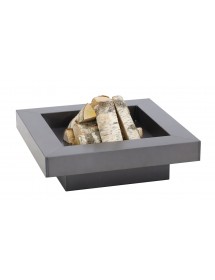 Brasero de jardin carré BACHACHE en acier