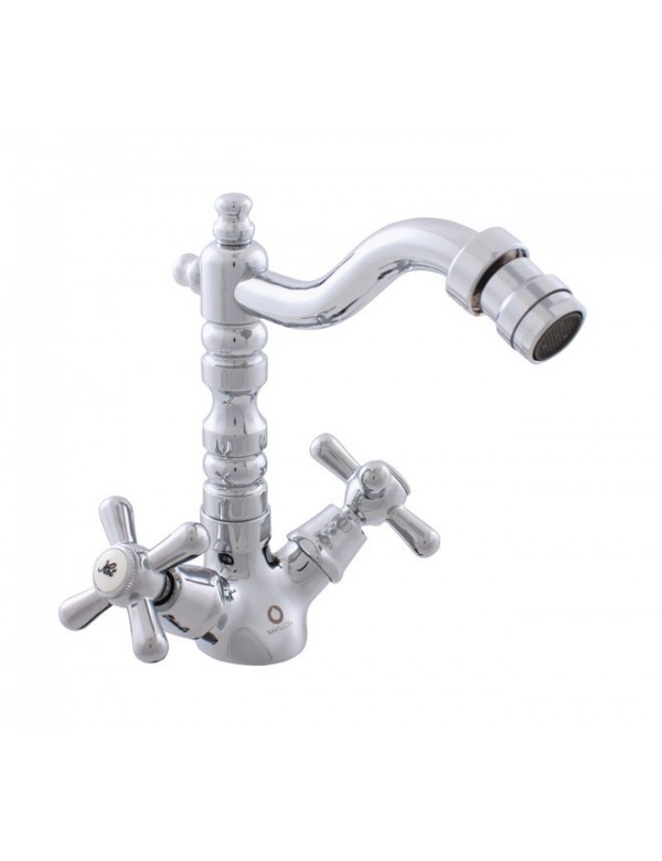 Mélangeur bidet long MORAVA sans siphon en laiton chromé