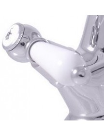 Mélangeur lavabo rétro MORAVA en chrome sans siphon