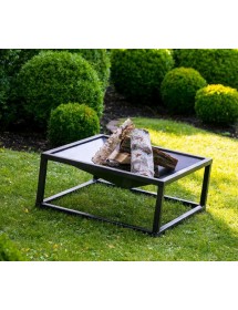 Brasero de jardin carré SQUARE 60 cm en acier