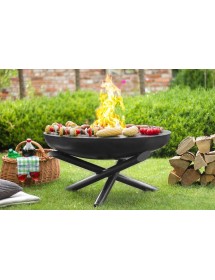 Plaque de cuisson en acier pour braséro