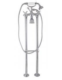 Colonne de douche sur pied en chrome MORAVA RETRO﻿