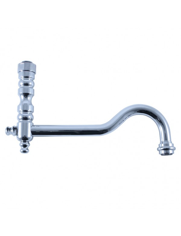 Mélangeur lavabo MORAVA RETRO pivotant en laiton chromé