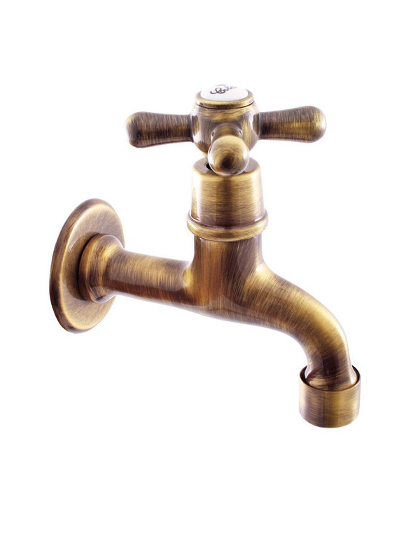 Robinet tap mural rétro en laiton bronze Robinet tap mural rétro en laiton bronze