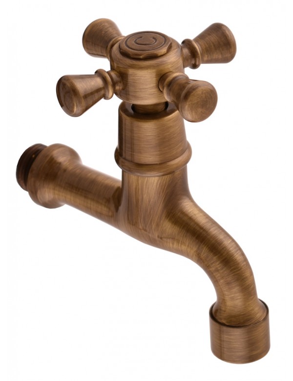 Robinet tap mural rétro laiton bronze Robinet tap mural rétro laiton bronze