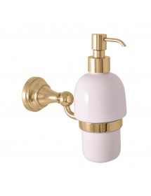 Distributeur de savon rétro MORAVA en laiton doré 18,1x7,15 x19 cm