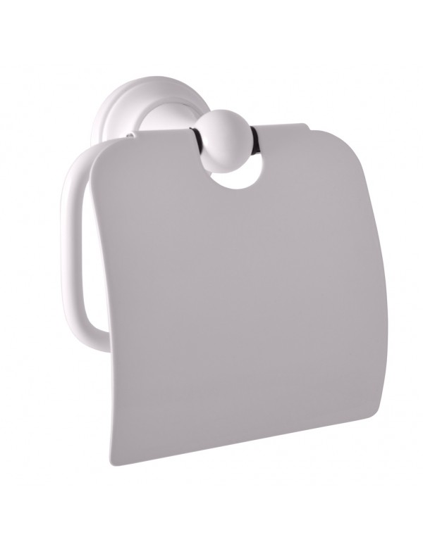 Dérouleur papier toilette rétro MORAVA en laiton blanc 13,65x 7,85 x14,55 cm Dérouleur papier toilette rétro MORAVA en laiton blanc 13,65x 7,85 x14,55 cm