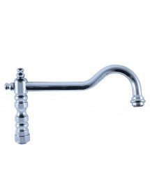 Mélangeur lavabo MORAVA RETRO pivotant en laiton chromé