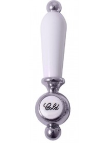 Mélangeur lavabo rétro MORAVA en chrome sans siphon