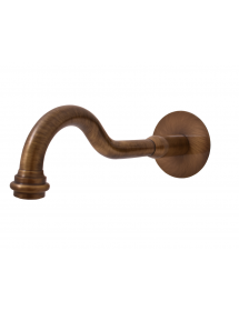 Mélangeur lavabo mural rétro 3 trous MORAVA en laiton bronze
