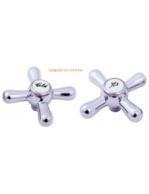 Mélangeur bidet MORAVA RETRO avec pop-up en laiton chromé