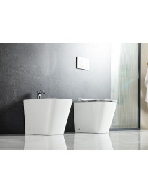 WC à poser sans bride Tornado DOUA 52,5x35,5x41 cm avec abattant