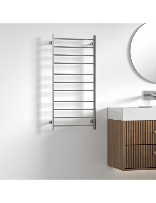 Radiateur sèche-serviette électrique TRUMPET chromé H. 100 cm Radiateur sèche-serviette électrique TRUMPET chromé H. 100 cm